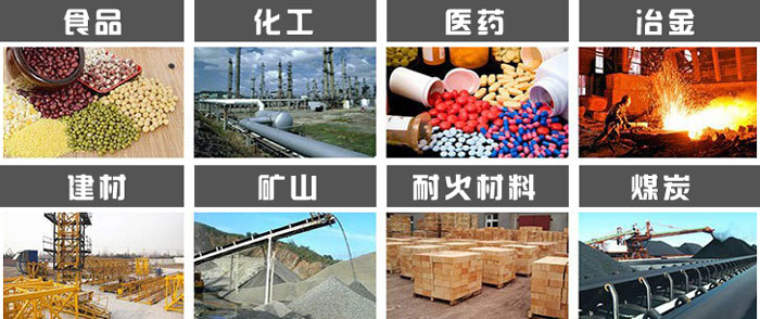 直徑1000型振動篩使用的行業(yè):食品，化工，醫(yī)藥，冶金，建材，礦山，耐火材料，煤炭等行業(yè)。