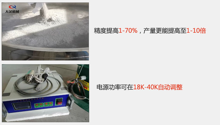精度提高1—70%，產(chǎn)量更能提高至1-10倍  電源功率可在18K-40K自動調(diào)整