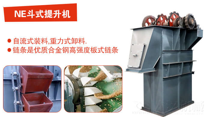 斗式提升機(jī)有：板鏈?zhǔn)剑降榷喾N形式主要依靠料斗完成物料的提升目的。